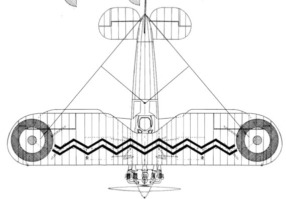 Самолет Bristol Bulldog - чертежи, габариты, рисунки