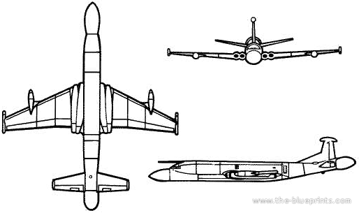 Самолет British Aerospace Nimrod AEW3 - чертежи, габариты, рисунки