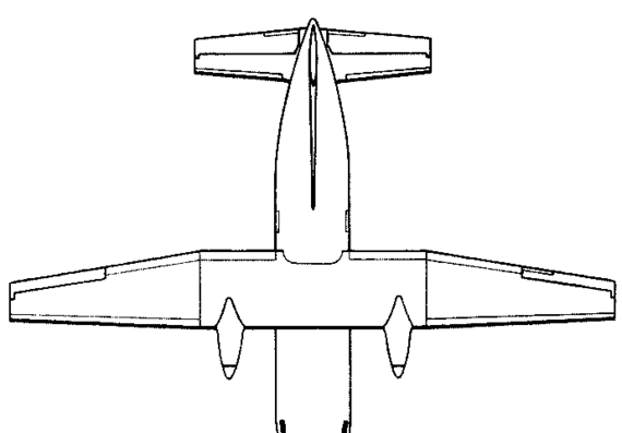 Самолет CASA C-212 Aviocar (Spain) (1971) - чертежи, габариты, рисунки