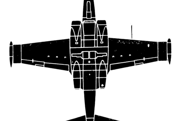 Самолет CF-100 Mk. 5 - чертежи, габариты, рисунки