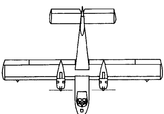 Самолет Canadair CL-215 (Canada) (1967) - чертежи, габариты, рисунки