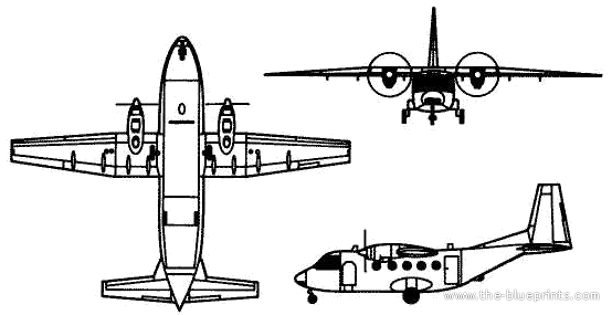 Casa C-212 Aviocar 100 - drawings, dimensions, figures