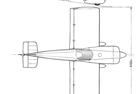 Самолет Cassutt Racer - чертежи, габариты, рисунки