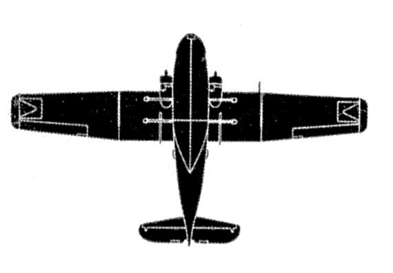 Самолет Convair PBY-6A Catalina - чертежи, габариты, рисунки