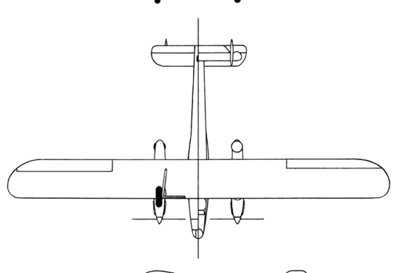 Curtiss XB-2 Condor (USA) aircraft (1927) - drawings, dimensions, figures