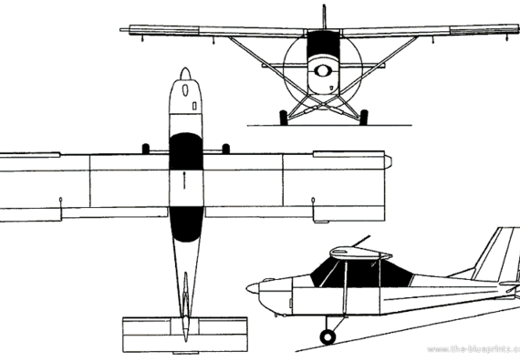 Самолет DAR-21 Vector (Bulgaria) (2000) - чертежи, габариты, рисунки