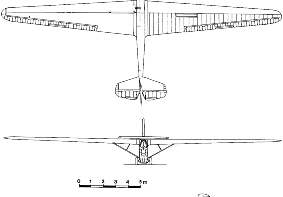Aircraft DFS 230 - drawings, dimensions, figures