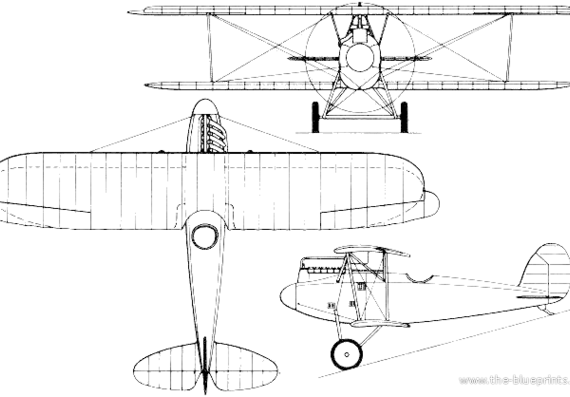 Самолет DFW D I - чертежи, габариты, рисунки