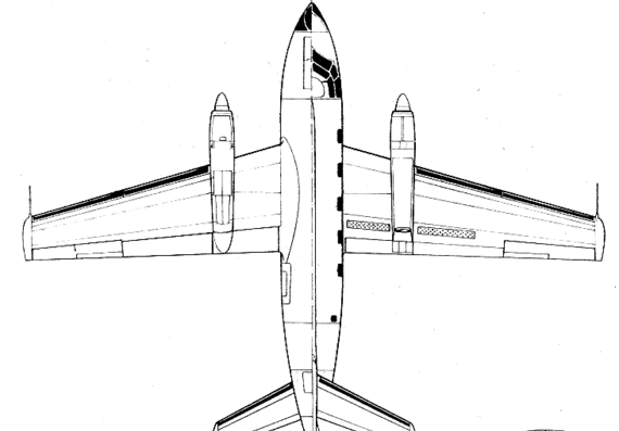 Самолет Dassault MD 415 Communaute - чертежи, габариты, рисунки