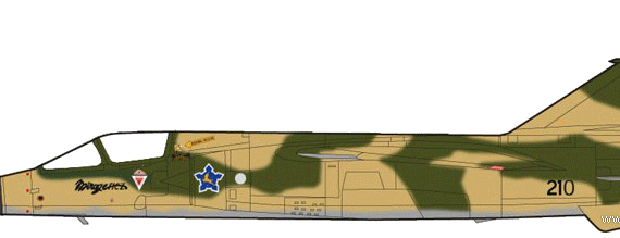 Самолет Dassault Mirage F1 CZ - чертежи, габариты, рисунки
