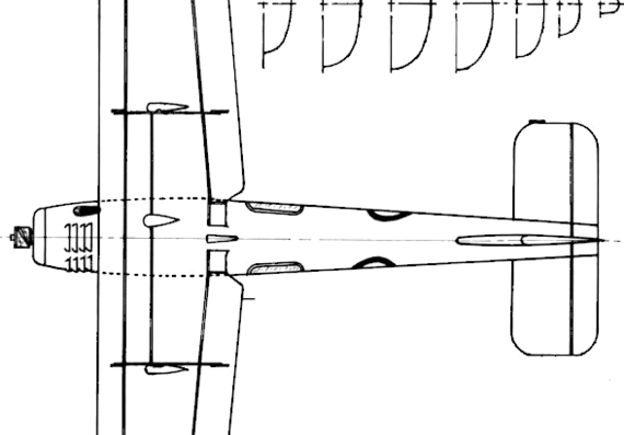 Самолет Dayton Wright - чертежи, габариты, рисунки