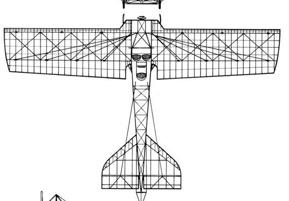 Deperdussin aircraft (1911) - drawings, dimensions, figures