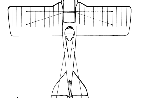 Самолет Deperdussin (1913) - чертежи, габариты, рисунки