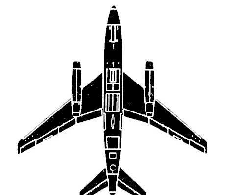 Самолет Destroyer - чертежи, габариты, рисунки