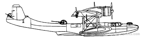 Самолет Dornier D 24T - чертежи, габариты, рисунки