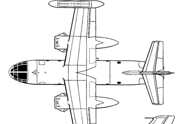 Самолет Dornier Do 31 - чертежи, габариты, рисунки