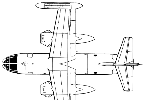 Самолет Dornier Do 31E3 - чертежи, габариты, рисунки