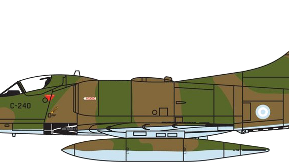 Douglas A-4P Skyhawk - drawings, dimensions, figures