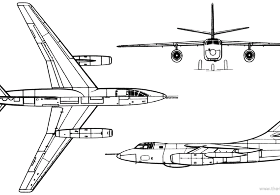 Douglas B-66 Destroyer (USA) (1952) - drawings, dimensions, figures