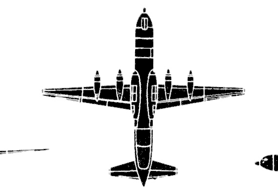 Самолет Douglas C-133 Cargomaster - чертежи, габариты, рисунки