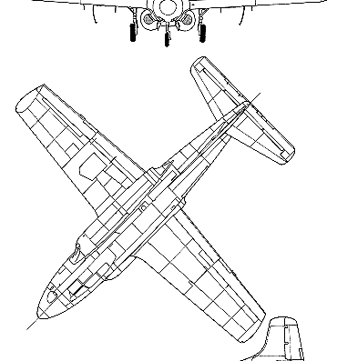 Самолет Douglas F-3D-2 Skynight - чертежи, габариты, рисунки