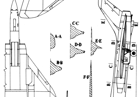 Douglas F-5D Skylancer - drawings, dimensions, figures