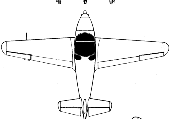 Самолет Duruble RD-02 Edelweiss - чертежи, габариты, рисунки