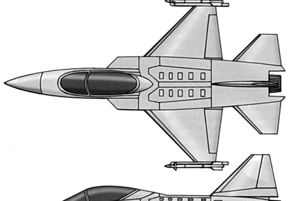 Самолет EADS Mako - чертежи, габариты, рисунки