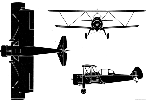 Самолет Emair (Murrayair) MA-1 Paymaster - чертежи, габариты, рисунки