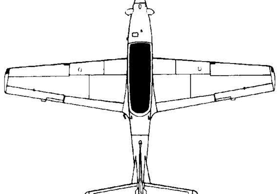 Самолет Embraer EMB-312 Tucano (Brazil) (1980) - чертежи, габариты, рисунки