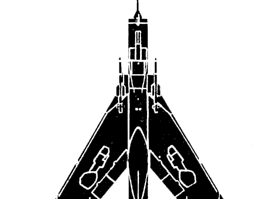 English Electric Lightning aircraft - drawings, dimensions, figures