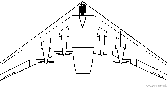 Aircraft FMA I.A.38/Horten (Argentina) (1960) - drawings, dimensions, figures