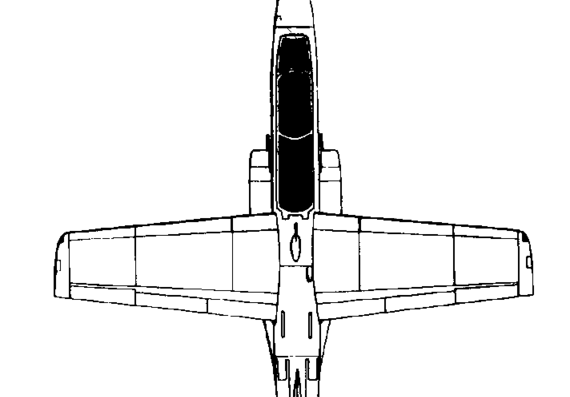 Самолет FMA I.A.63 Pampa (Argentina) (1984) - чертежи, габариты, рисунки