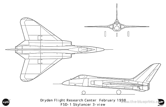 Самолет FSD-1 - чертежи, габариты, рисунки