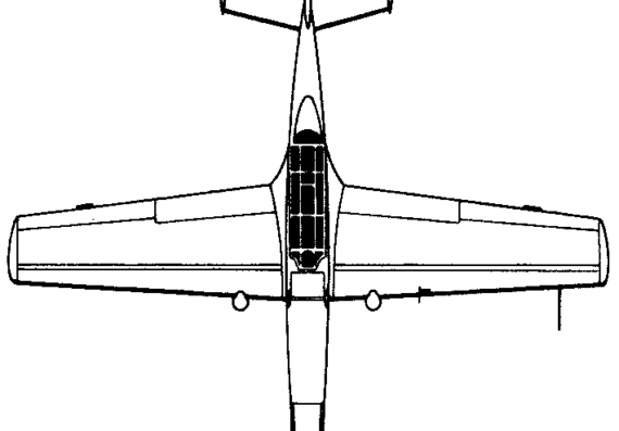 Самолет Federal Aircraft Factory C-3605 Schlepp (Switzerland) (1968) - чертежи, габариты, рисунки