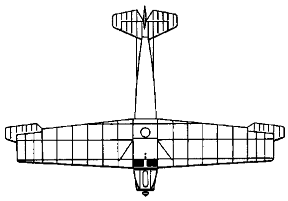 Fokker F.2 (Holland) (1919) - drawings, dimensions, figures