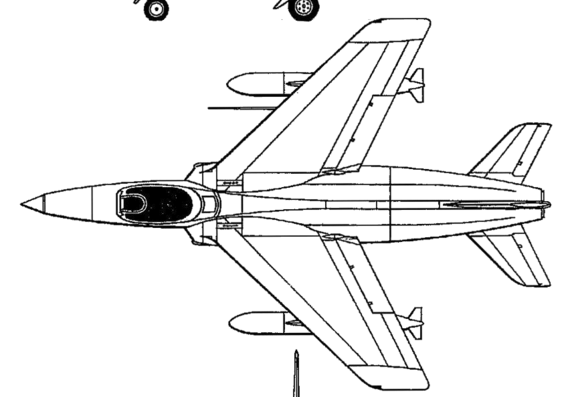 Aircraft Folland Gnat Mk.I - drawings, dimensions, figures