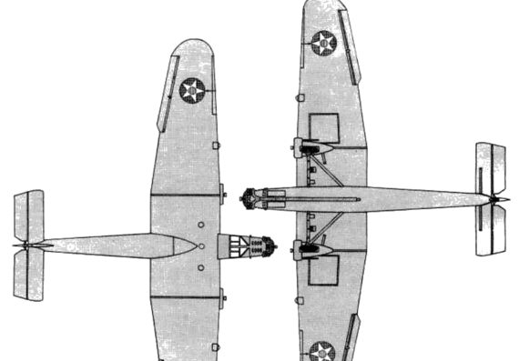 Ford 5AT Trimotor - drawings, dimensions, figures