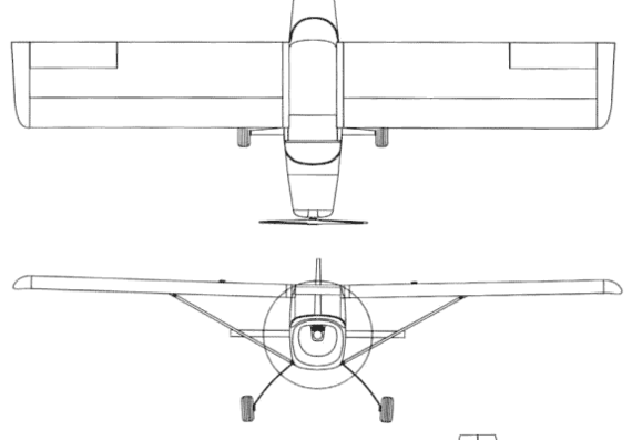 Самолет Freedom 40 - чертежи, габариты, рисунки