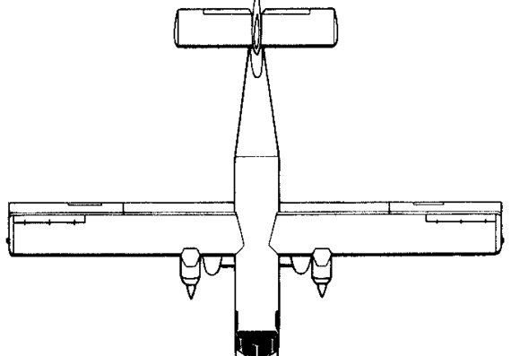 Самолет GAF N22 Nomad (Australia) (1971) - чертежи, габариты, рисунки