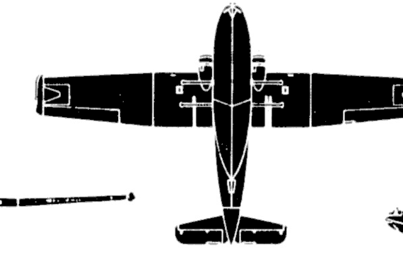 Самолет GST MOP - чертежи, габариты, рисунки