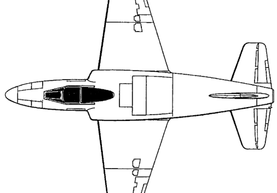 Gloster GA-2 aircraft - drawings, dimensions, figures