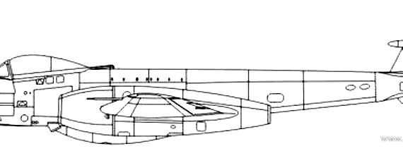 Gloster Meteor PR Mk.10 - drawings, dimensions, figures