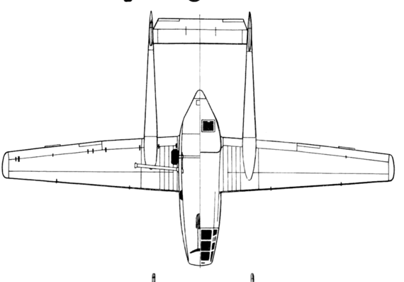 Самолет Gothaer Waggonfabrik Gotha-242 - чертежи, габариты, рисунки