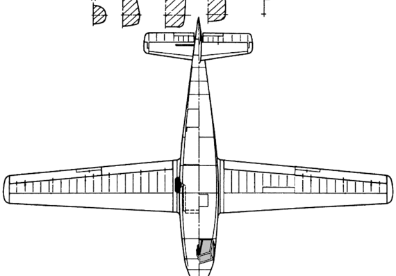 Самолет Gothaer Waggonfabrik Kalbert Ka-430 - чертежи, габариты, рисунки