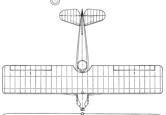 Самолет Gourdou-Leseurre LGL-341 - чертежи, габариты, рисунки