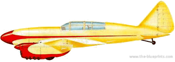 Самолет Grigorovich DG-55 Kometa - чертежи, габариты, рисунки