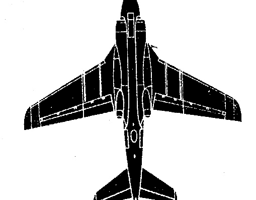 Самолет Grumman A2F-1 - чертежи, габариты, рисунки