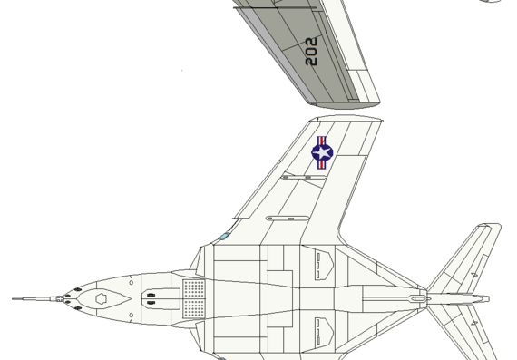 Самолет Grumman F-9 Cougar - чертежи, габариты, рисунки