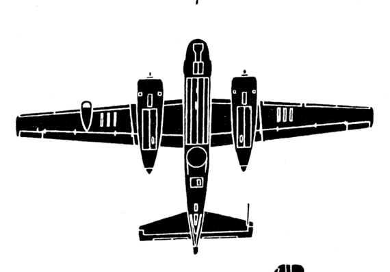 Самолет Grumman SF-2 Tracker - чертежи, габариты, рисунки